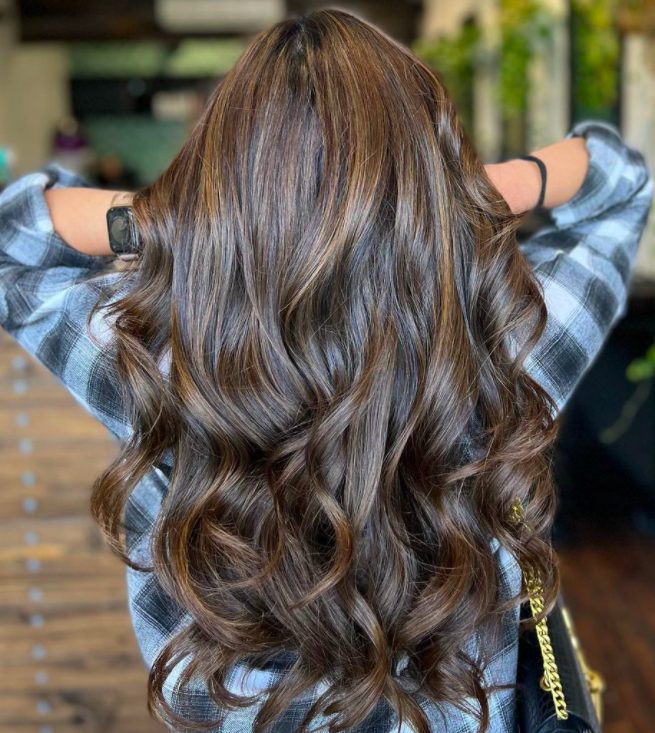 Expensive Brunette hair color