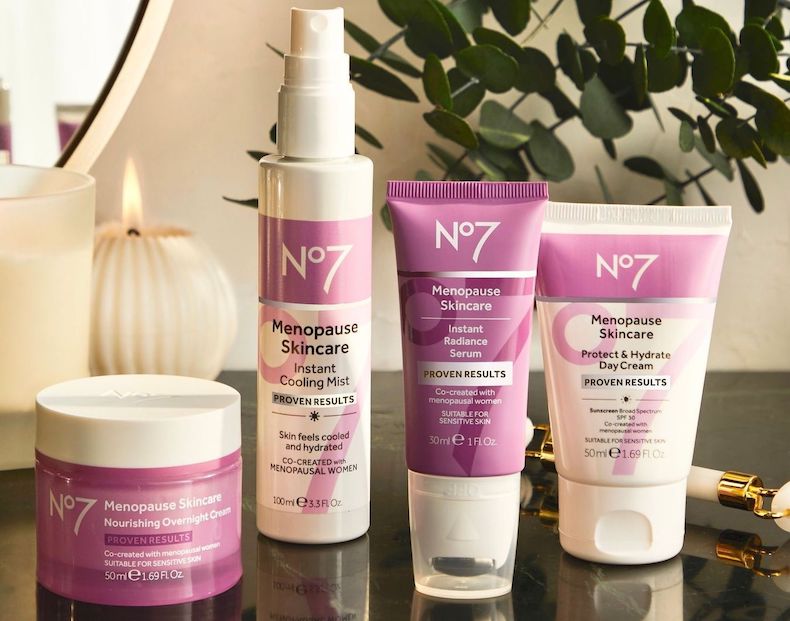 No7 menopause skincare collection