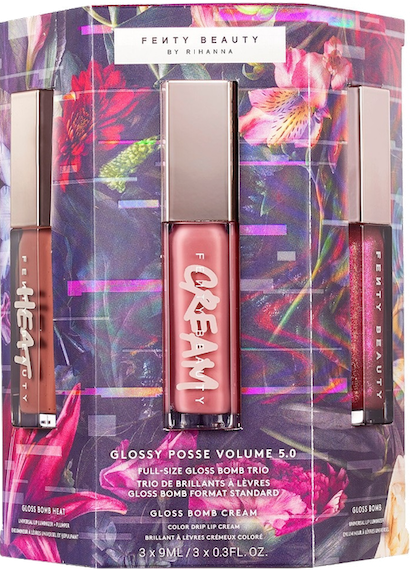 Fenty Beauty Glossy Posse Volume 5.0 Lip Gloss Bomb Trio