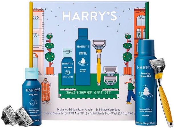 Harry's Holiday Shave and Shower Gift Set for Men