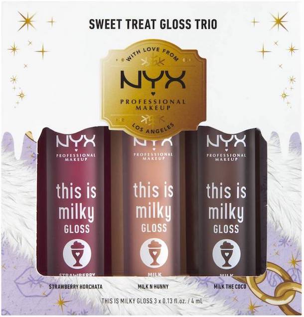 NYX Holiday Sweet Treat Milkshakes Lip Gloss Trio