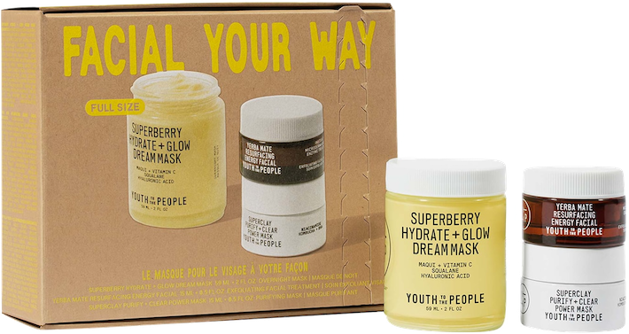Youth To The People Facial Your Way Triple Mask Set