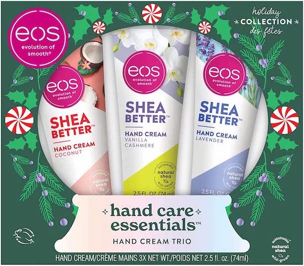 eos holiday Hand Cream trio
