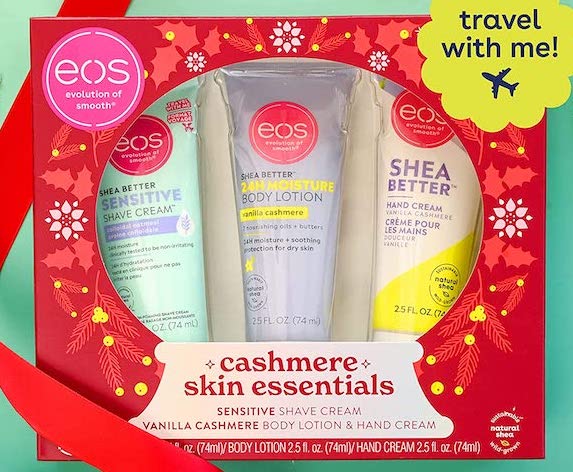 eos Cashmere Skin Essentials set