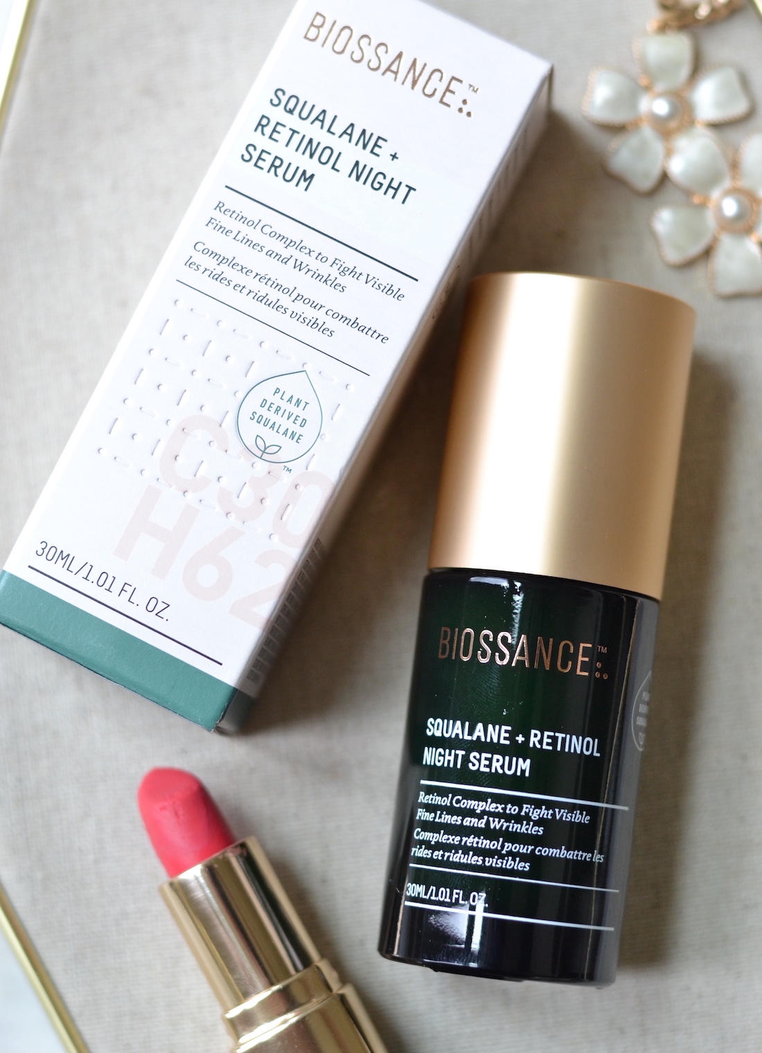 Retinol Done Right! Biossance Squalane + Retinol Night Serum