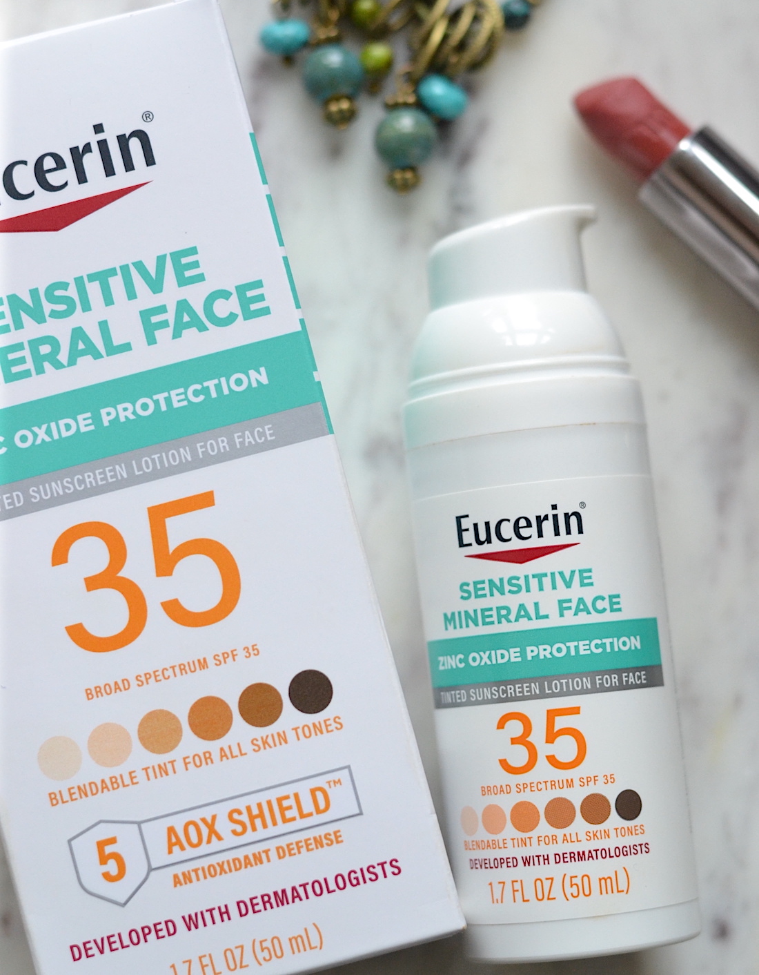 Eucerin Sensitive Mineral Face Tinted Sunscreen