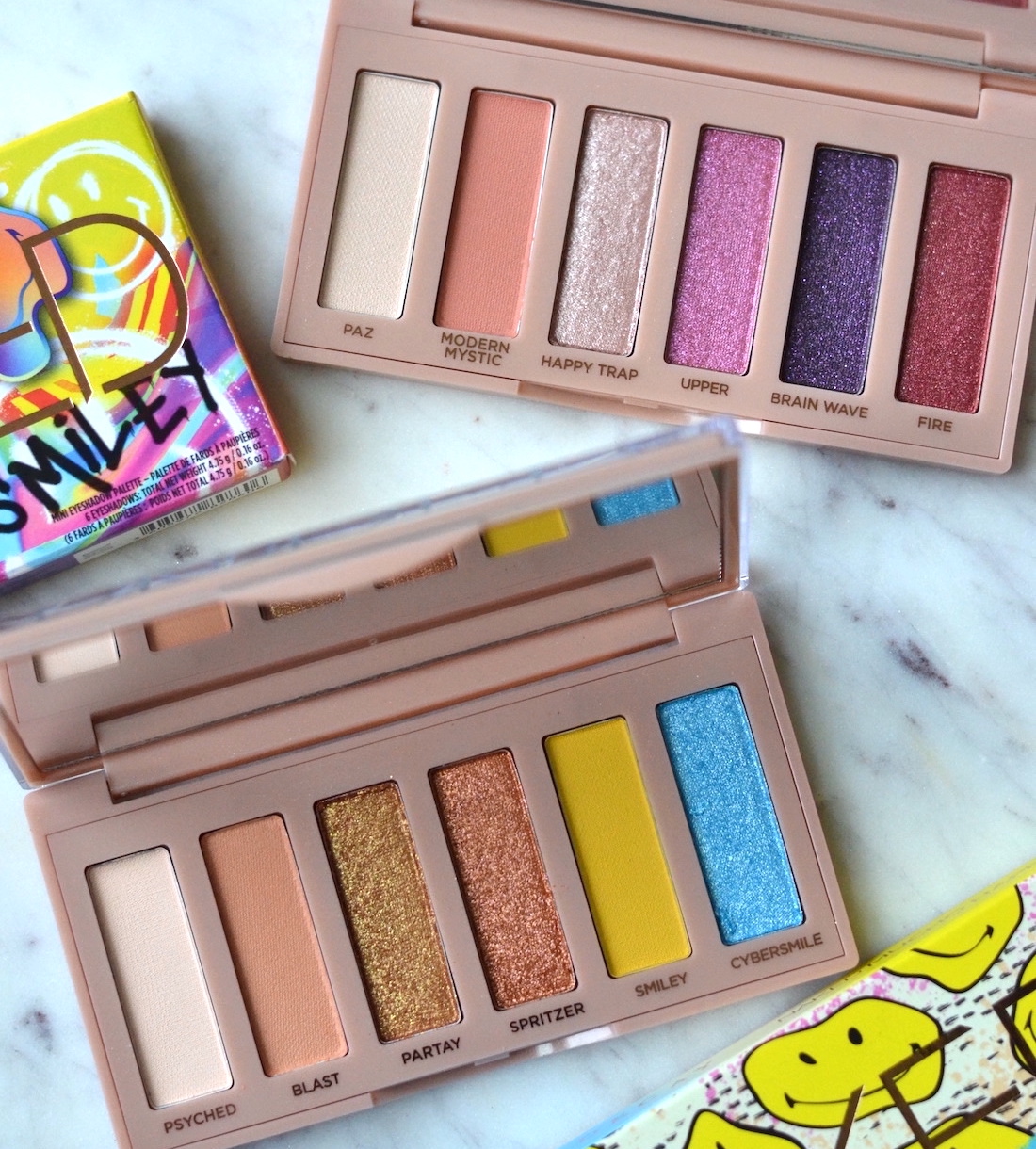 Urban Decay Smiley Naked Eyeshadow Palettes