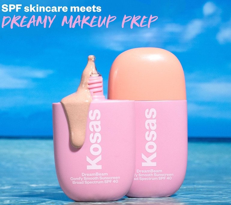 Kosas DreamBeam Silicone-Free Mineral Sunscreen SPF 40