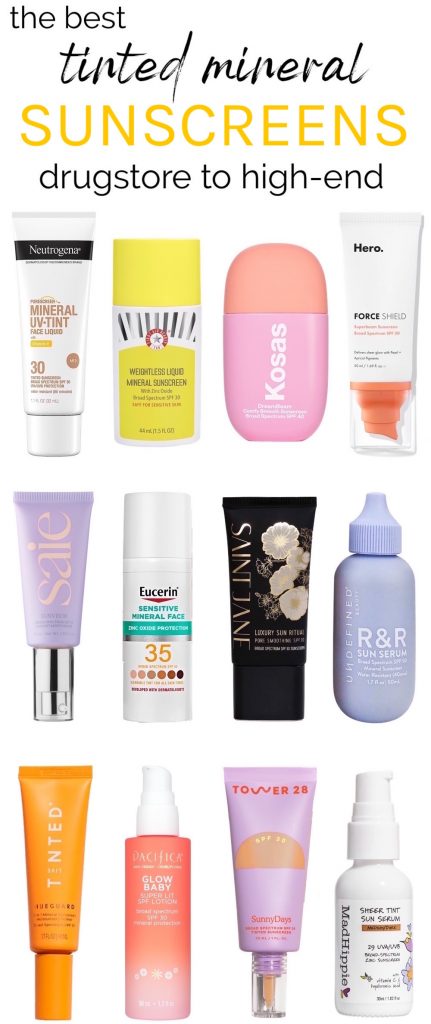 best tinted mineral sunscreens