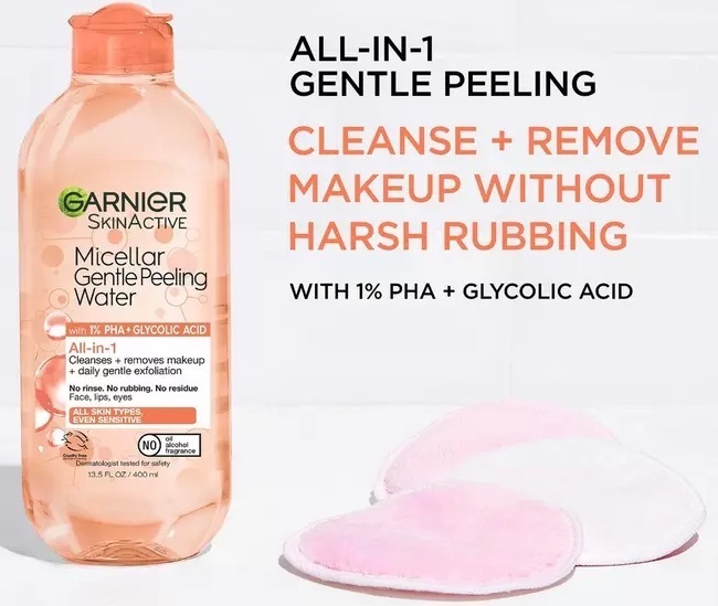 Garnier Micellar gentle peeling water