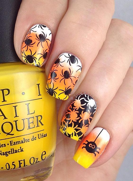 41 Spooktacular Halloween Nail Art Ideas That are Creepy & Cute