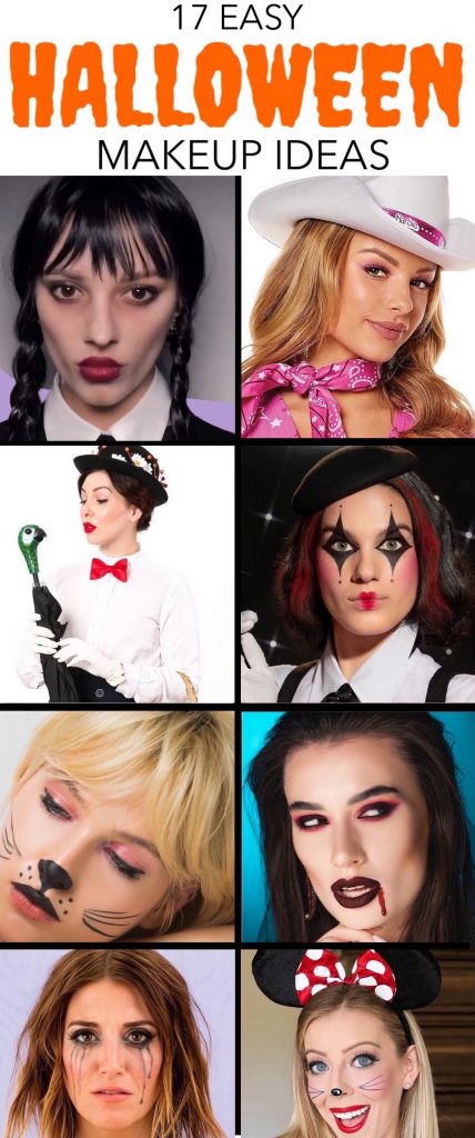 Easy Halloween makeup and costume ideas