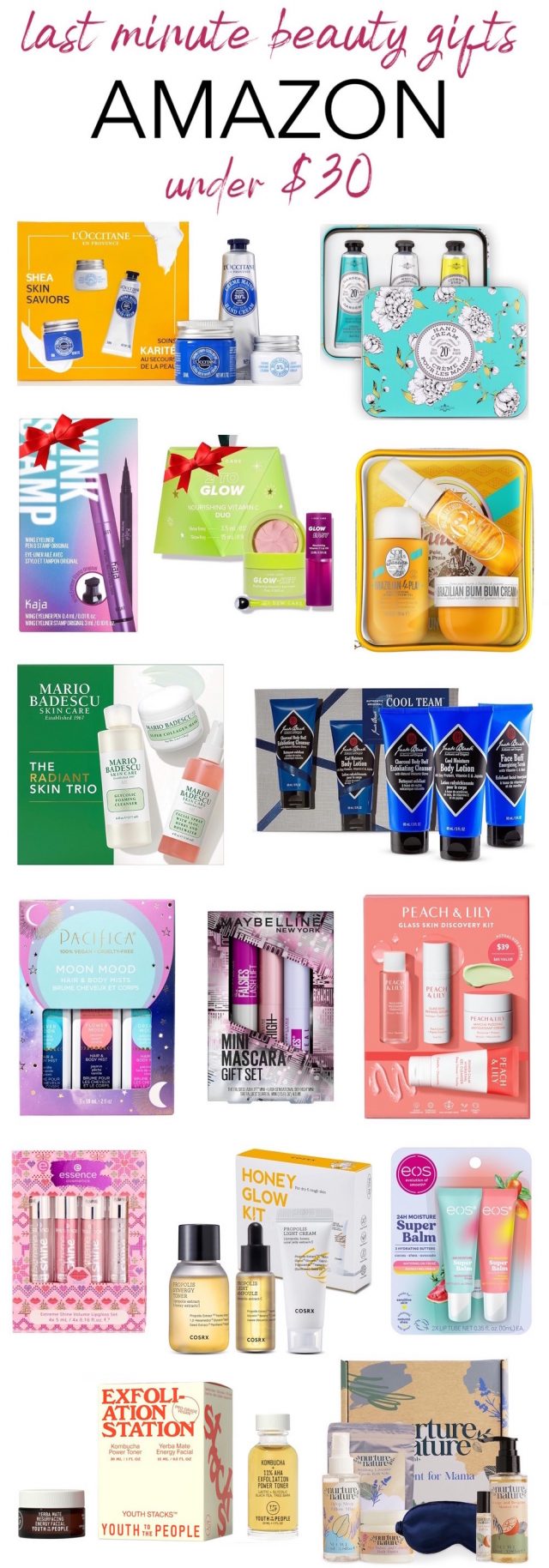 34 Last Minute Beauty Gifts on Amazon Prime (All Under 30!)