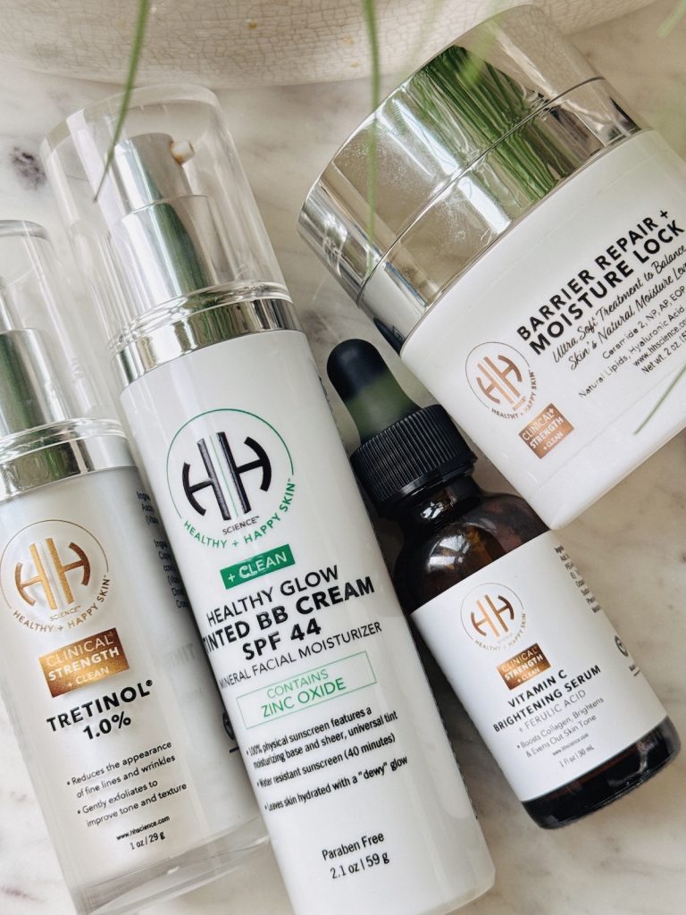 HH Science Clinical Strength + Clean skincare review