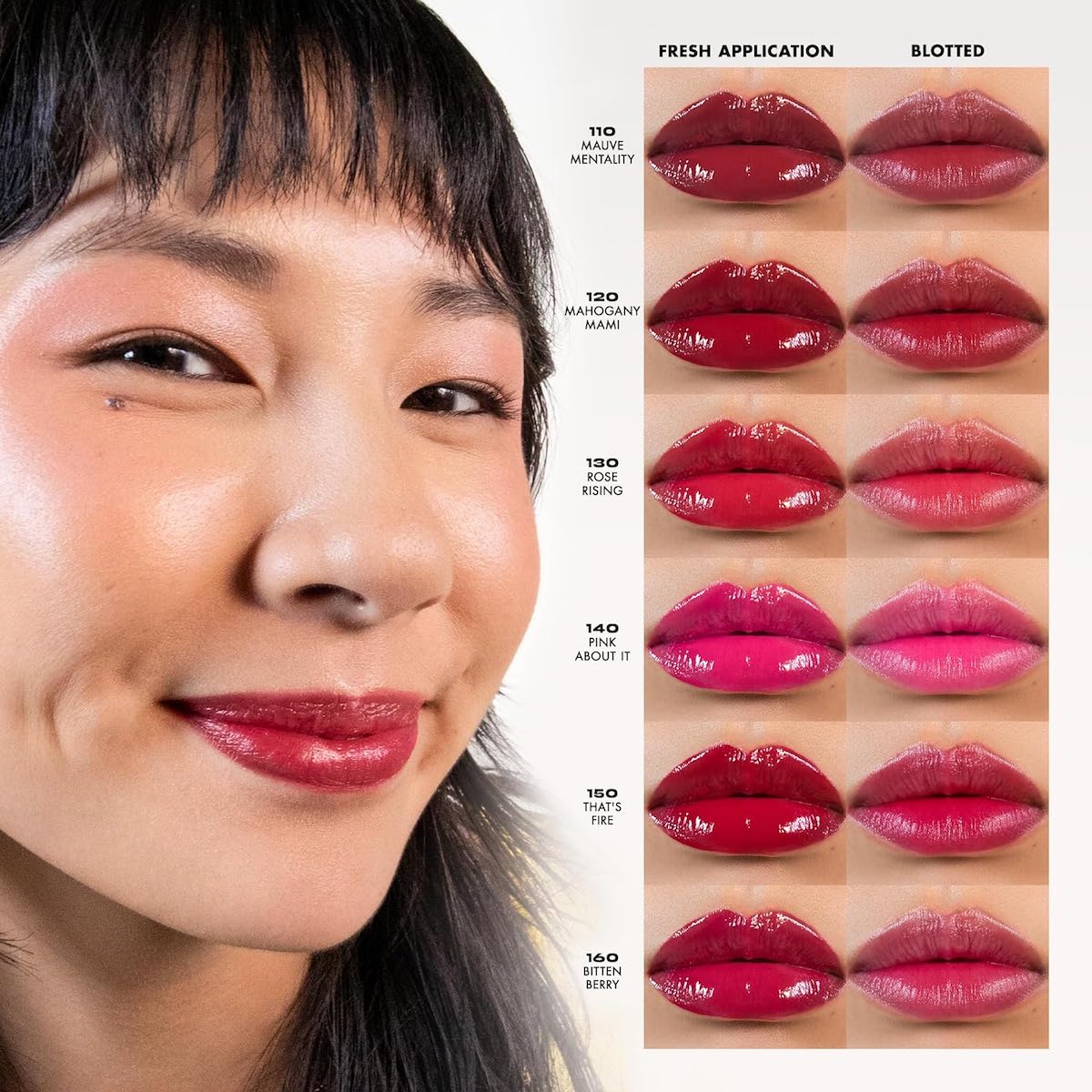 Milani Color Fetish Hydrating Lip Stains swatches
