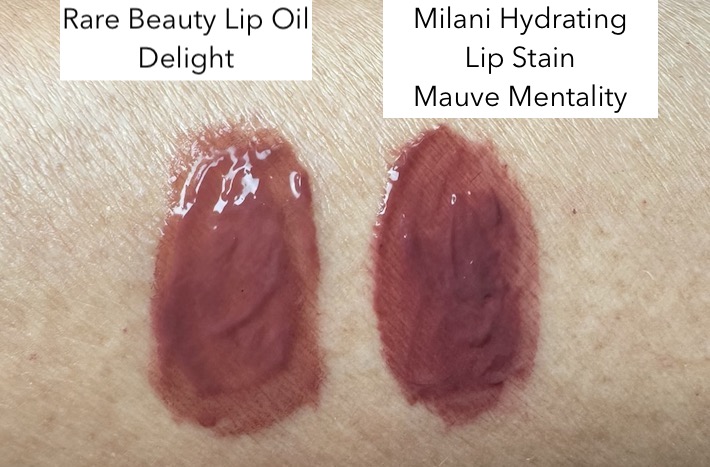 Milani hydrating lip stain dupe for rare beauty lip oil