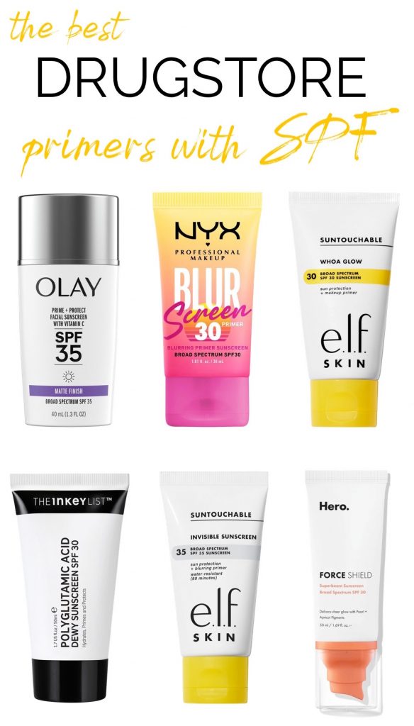 Best Drugstore Primers with SPF