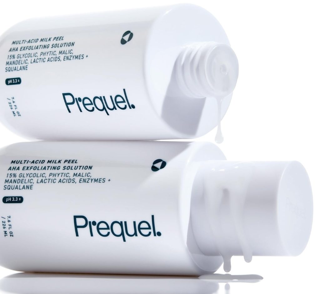 Prequel Multi Acid Milk Peel AHA exfoliating solution
