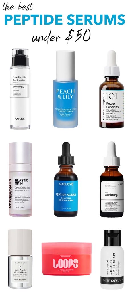 best peptide serums for fine lines and wrinkles