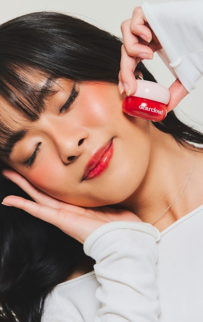 dearcloud Dewy Lip Jam deep cherry