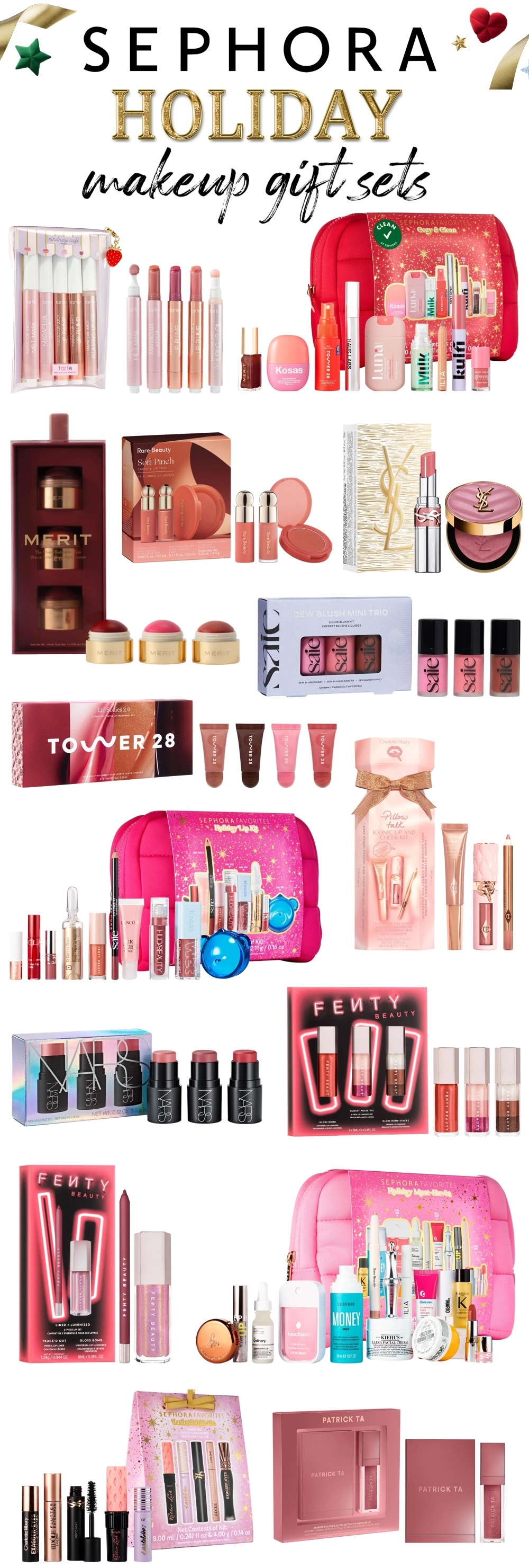 Best Sephora holiday makeup sets 2025