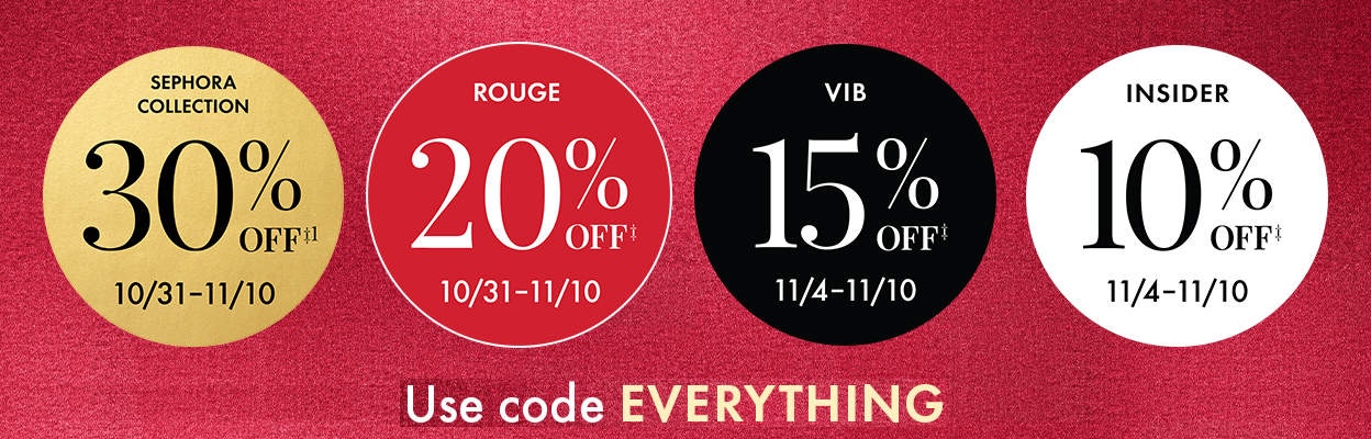 Sephora sale holiday 2025 dates and discount code