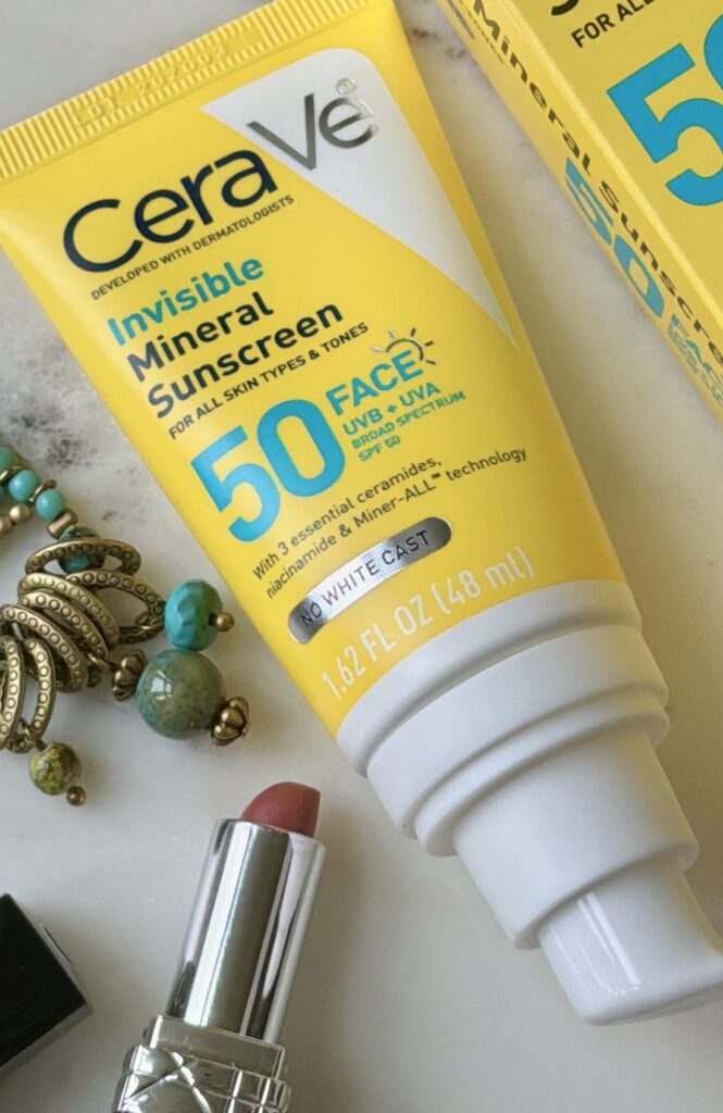 CeraVe Invisible Mineral sunscreen SPF 50