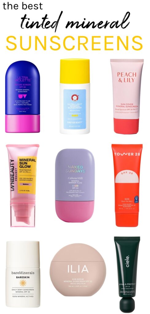 best tinted mineral sunscreens